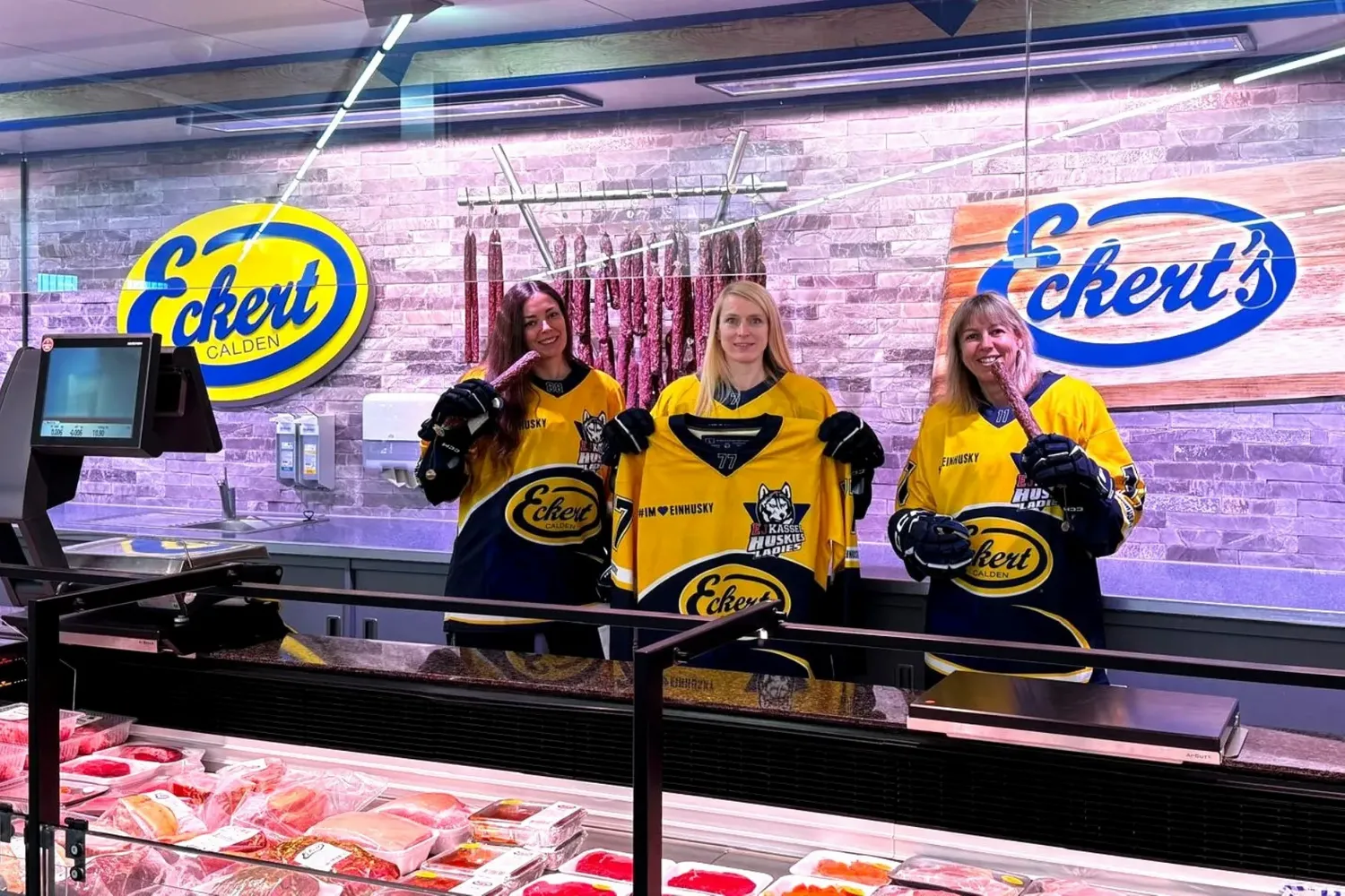 Teamgeist: EDEKA Eckert x Huskies Ladies
